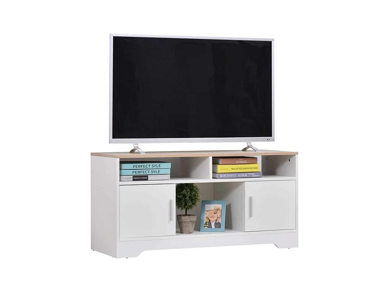 Armario para tv blanco 105x40x52 cm HOMCOM
