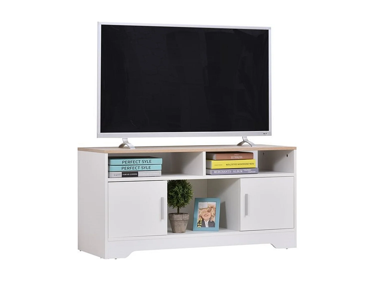 Armario para tv blanco 105x40x52 cm HOMCOM