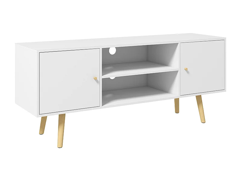 Mueble de tv blanco 120x34x50 cm HOMCOM