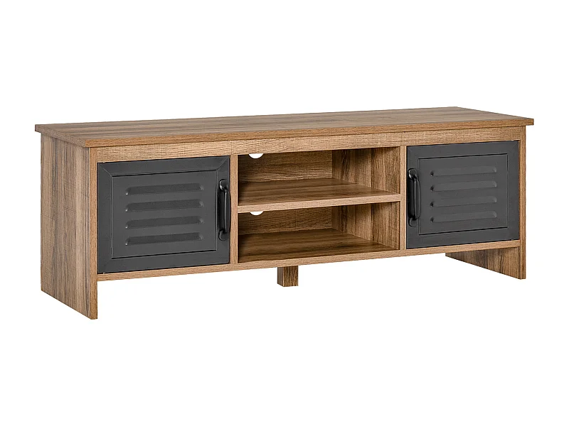 Mueble de tv madera natural 109x35x38 cm HOMCOM