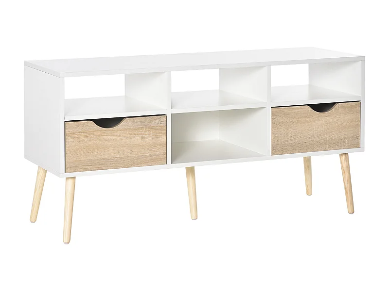 Mueble de tv blanco 117x39x57 cm HOMCOM