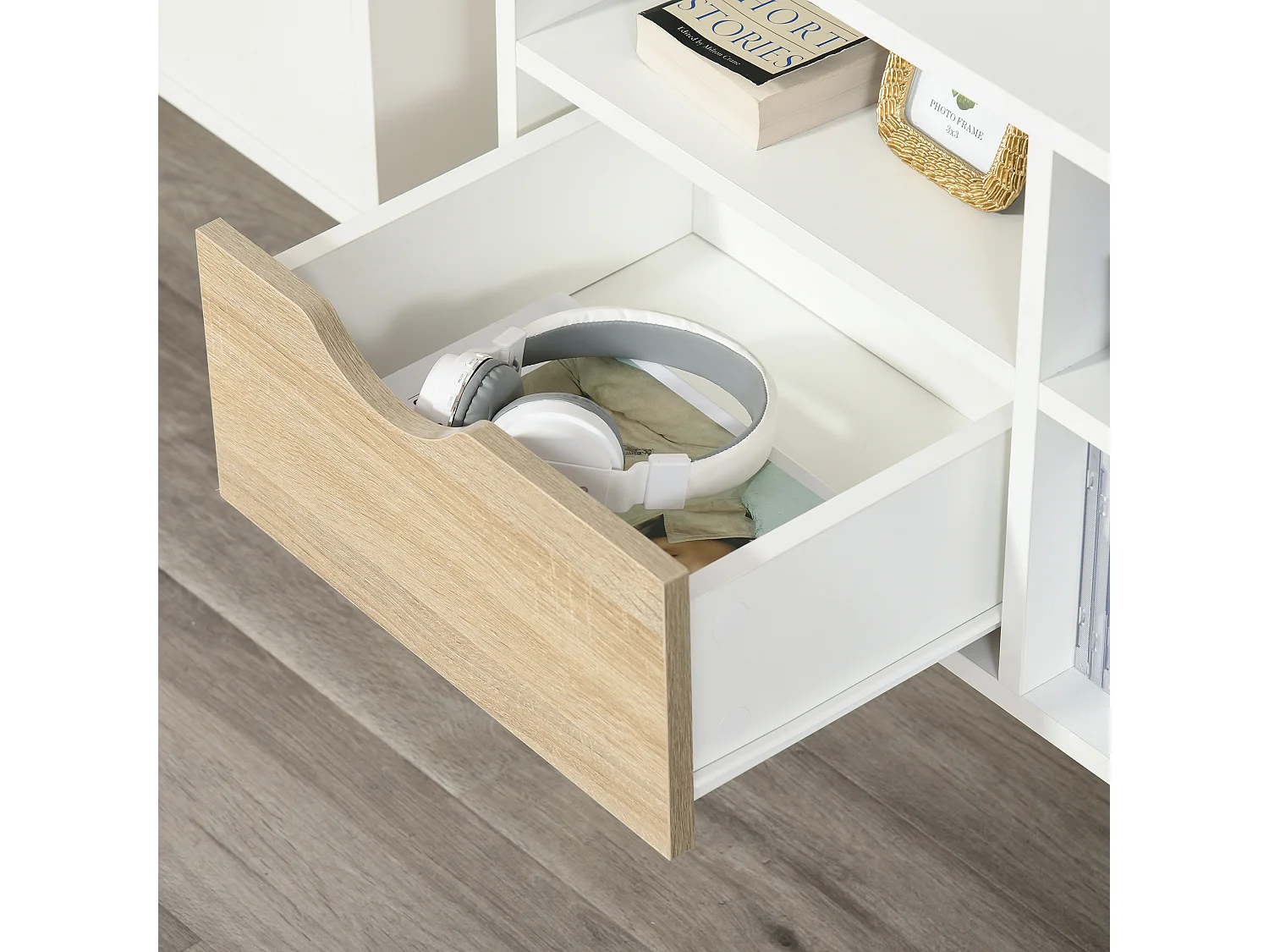 Mueble de tv blanco 117x39x57 cm HOMCOM