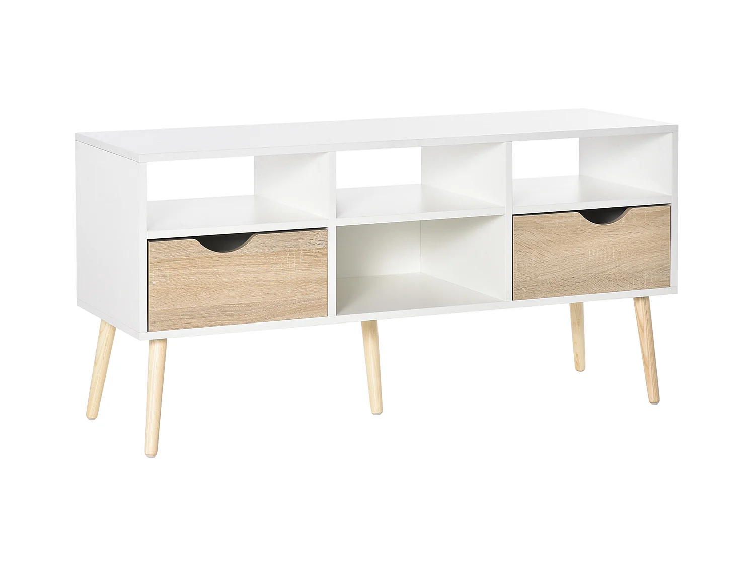Mueble de tv blanco 117x39x57 cm HOMCOM
