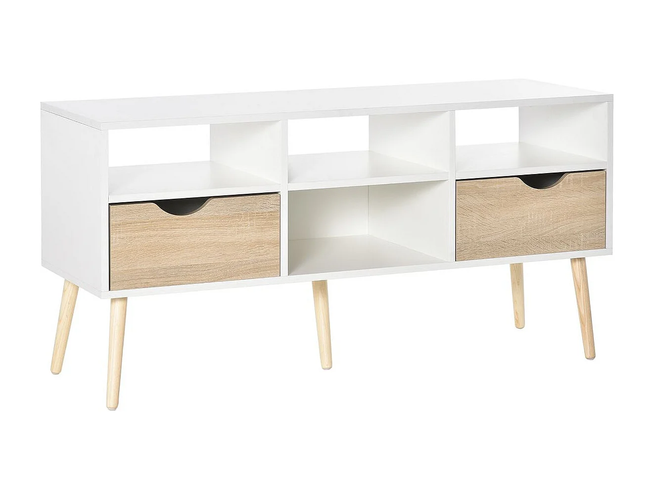 Mueble de tv blanco 117x39x57 cm HOMCOM
