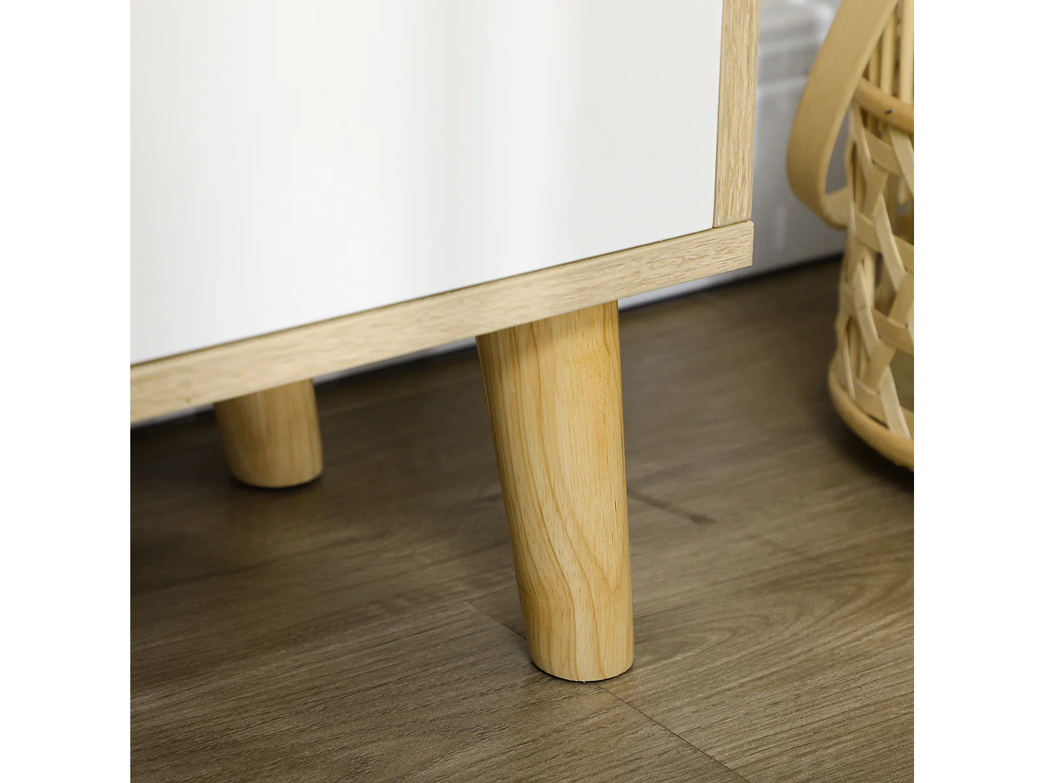 Mueble de tv roble 150x30x42 cm HOMCOM