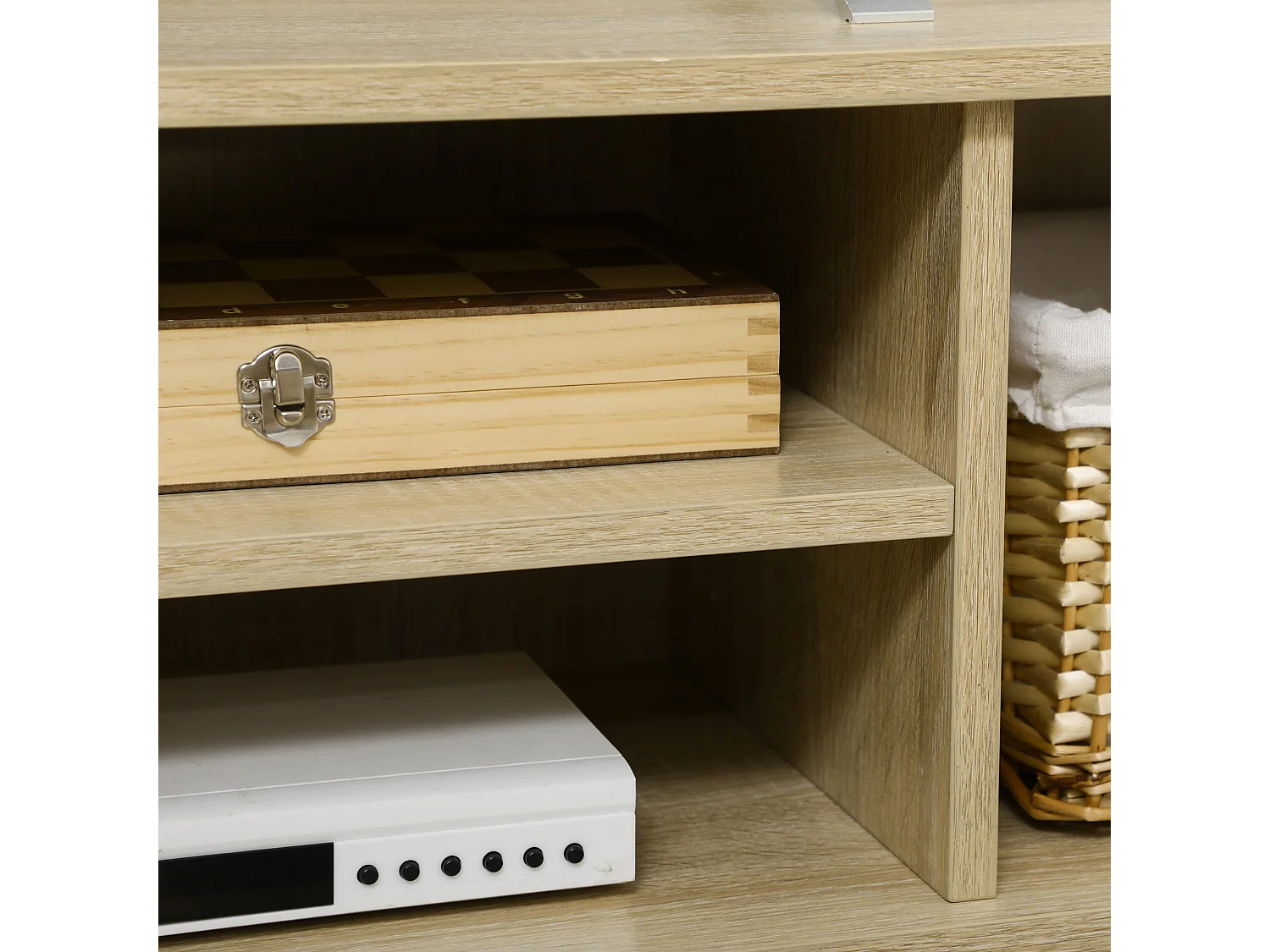 Mueble de tv roble 150x30x42 cm HOMCOM