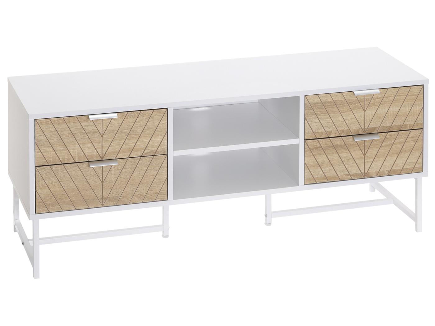 Mueble De Tv Blanco X X Cm Homcom