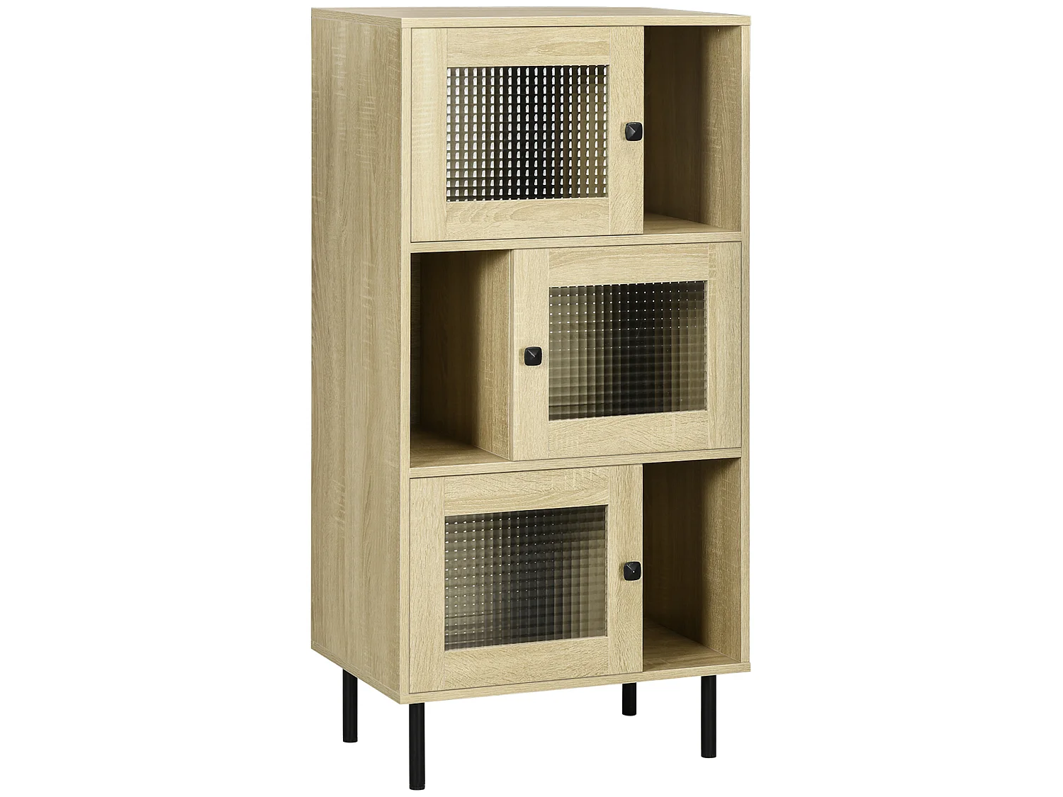 Armario de libros madera natural 60x40x120 cm HOMCOM