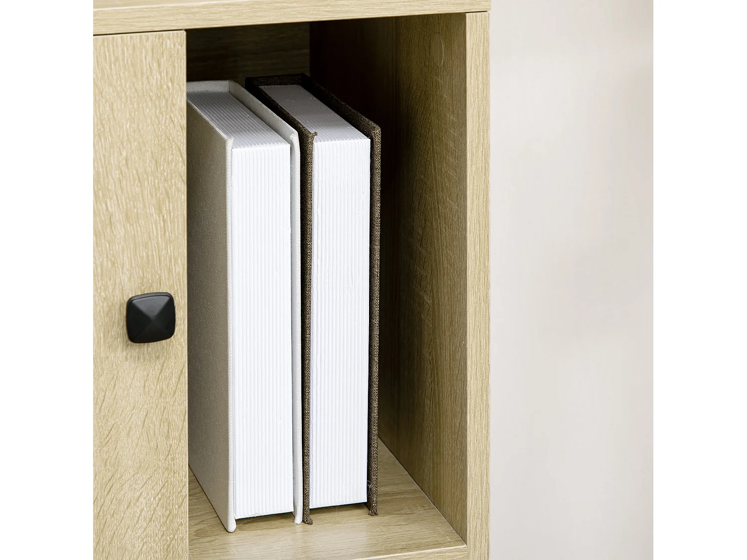 Armario de libros madera natural 60x40x120 cm HOMCOM