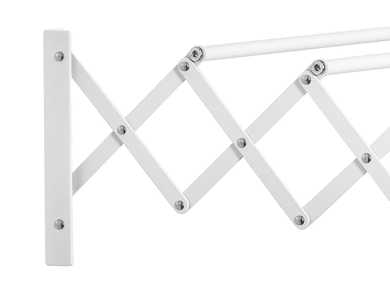 Tendedero de pared blanco 63.5x60x20 cm HOMCOM