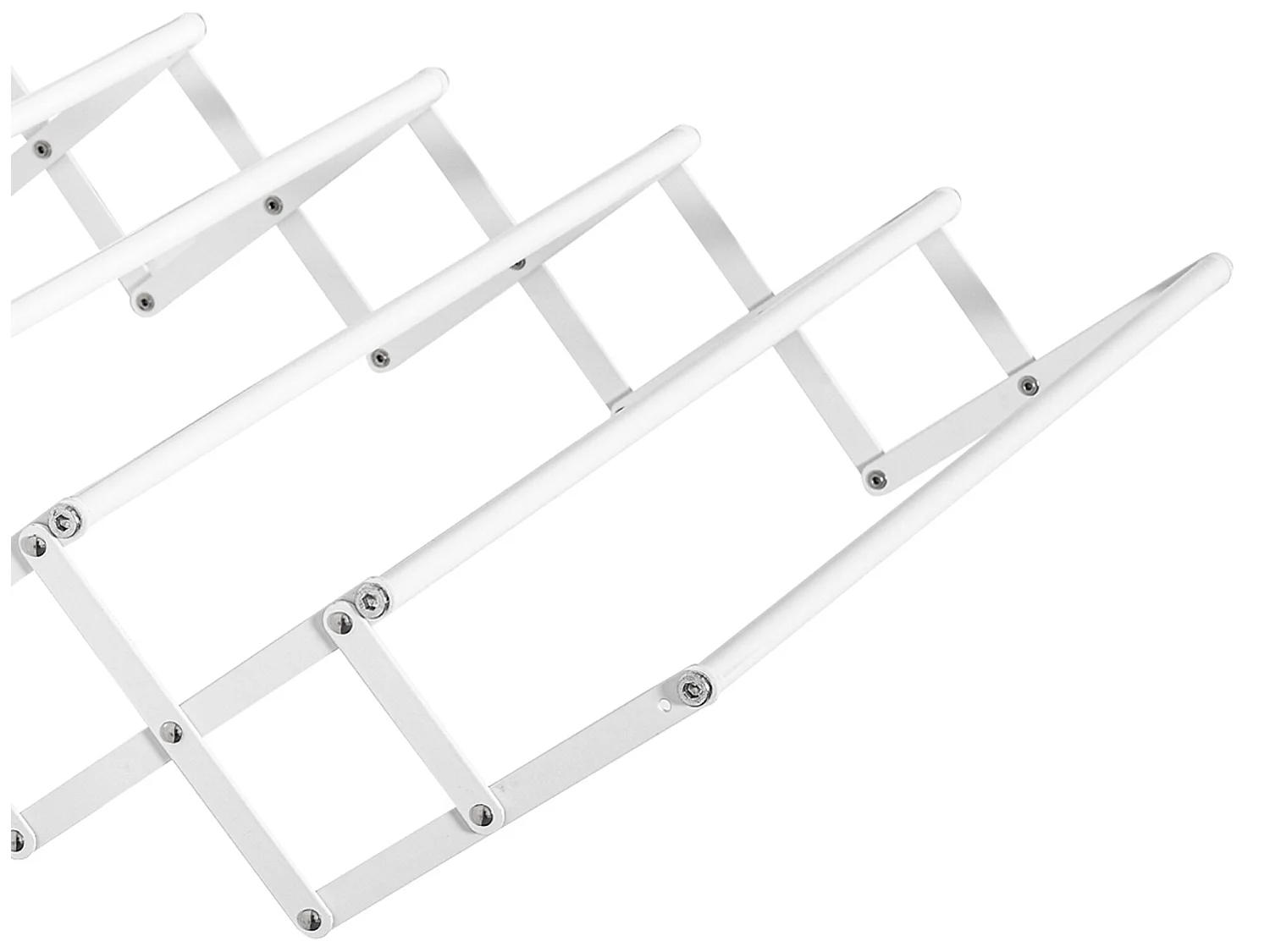 Tendedero de pared blanco 63.5x60x20 cm HOMCOM