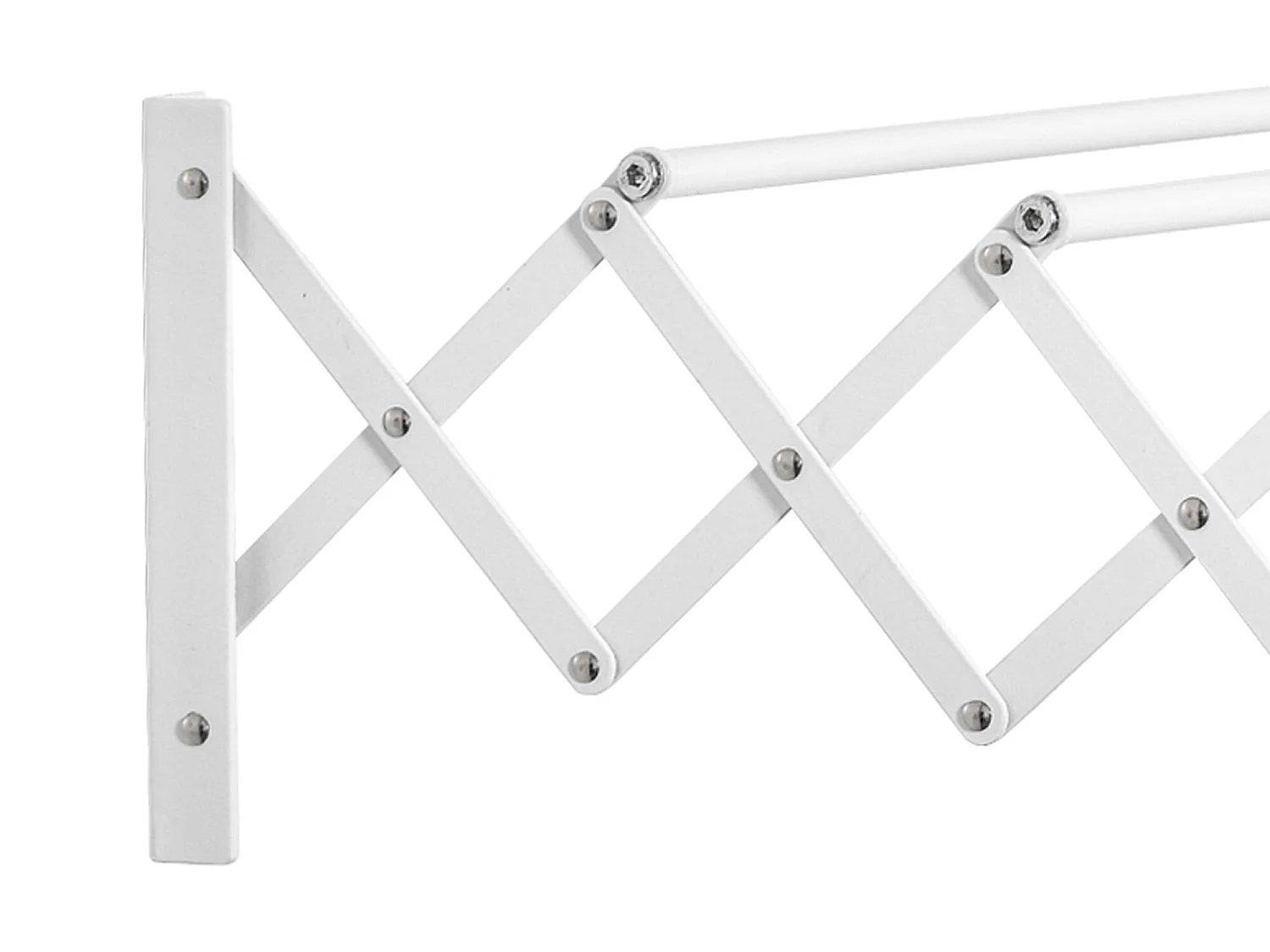 Tendedero de pared blanco 63.5x60x20 cm HOMCOM