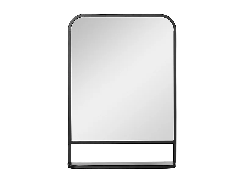 Espejo de pared negro 50x10.2x70 cm HOMCOM