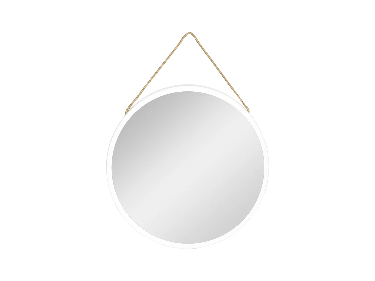 Espejo de pared blanco 30x2.2x30 cm HOMCOM