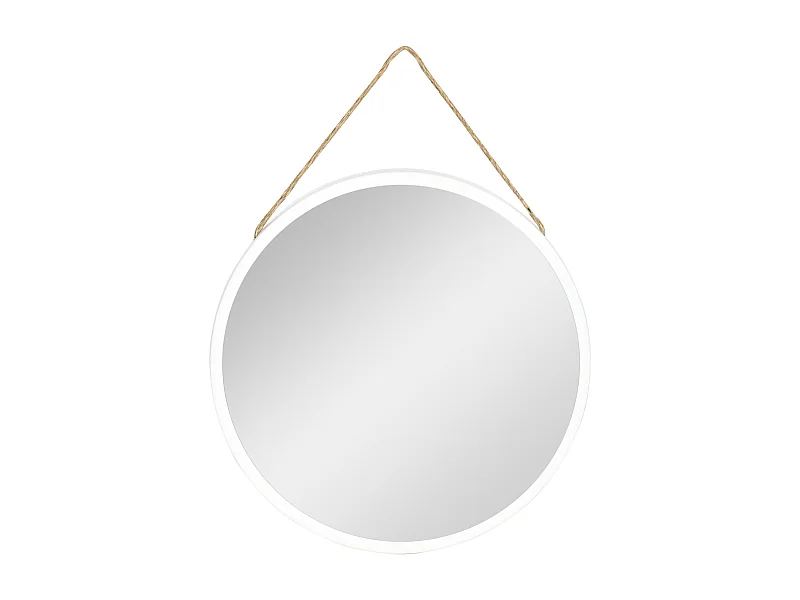 Espejo de pared blanco 30x2.2x30 cm HOMCOM