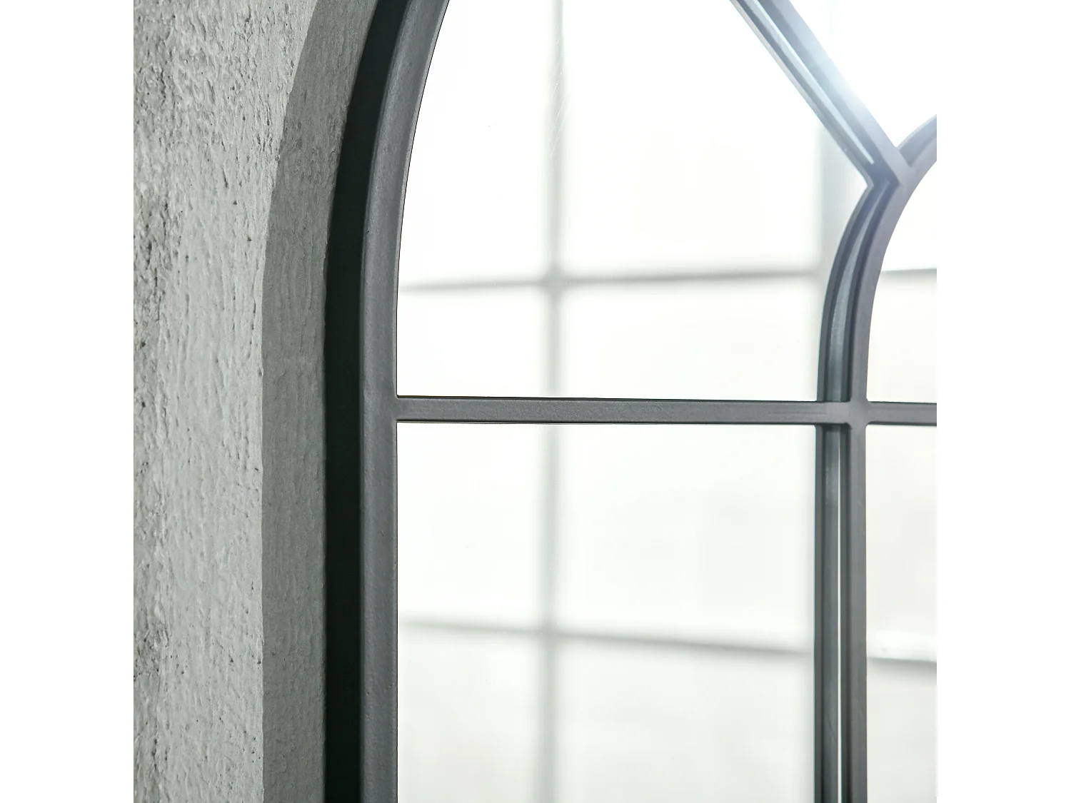 Espejo de pared negro 60x2x91 cm HOMCOM