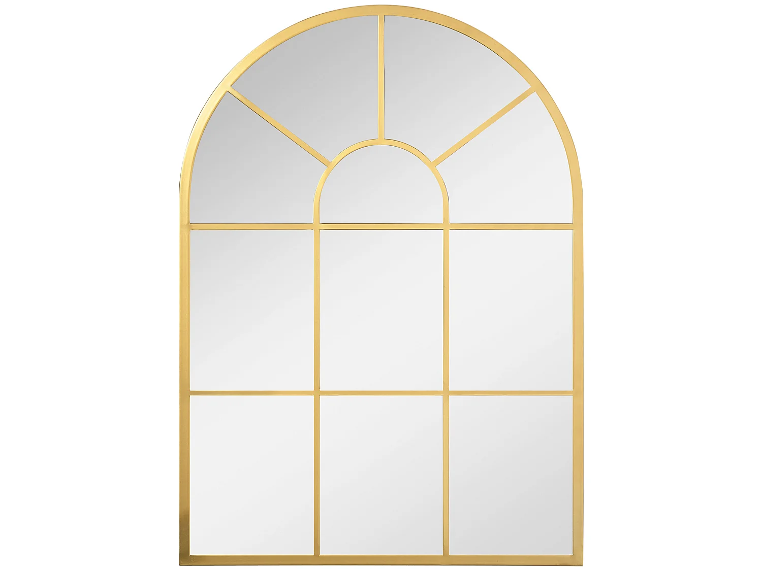 Espejo de pared oro 50x2x70 cm HOMCOM