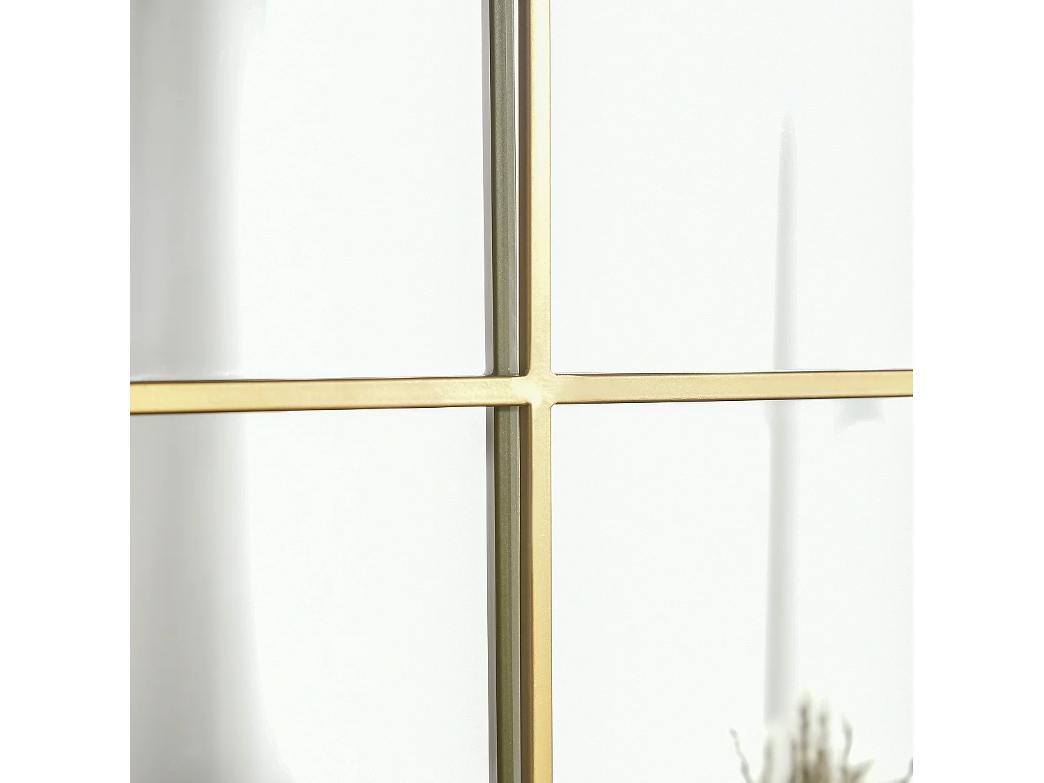 Espejo de pared oro 50x2x70 cm HOMCOM