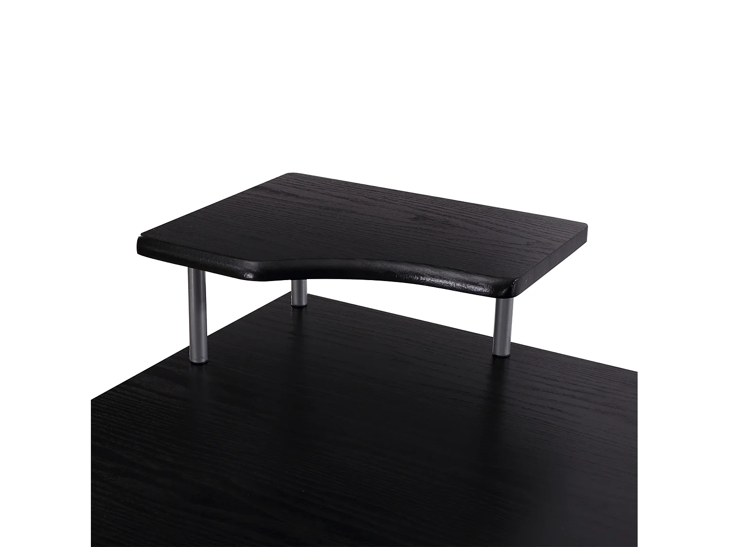 Mesa de ordenador negro 152x60x88 cm HOMCOM