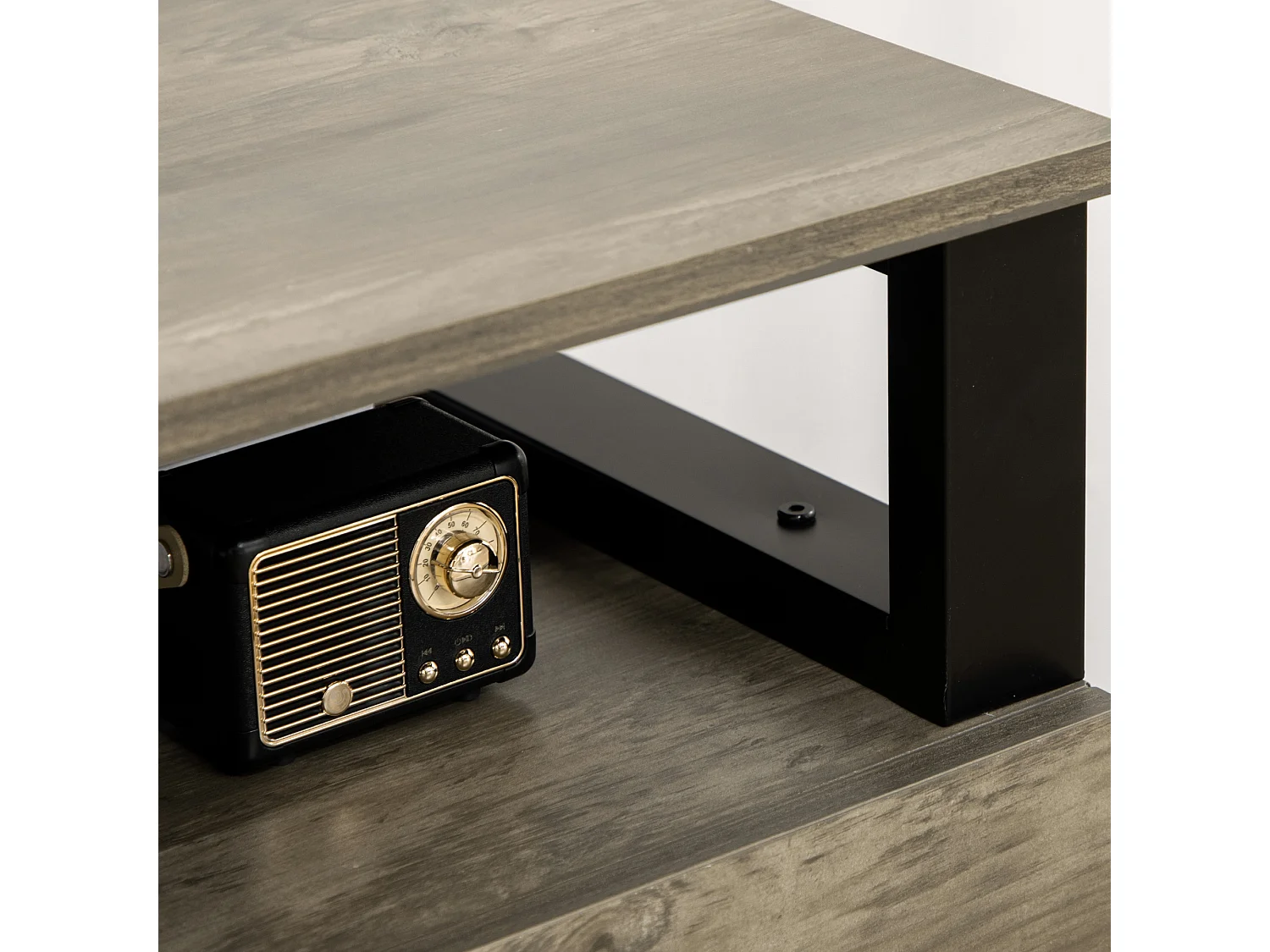 Mesa de escritorio marrón 119.5x56x76.8 cm HOMCOM