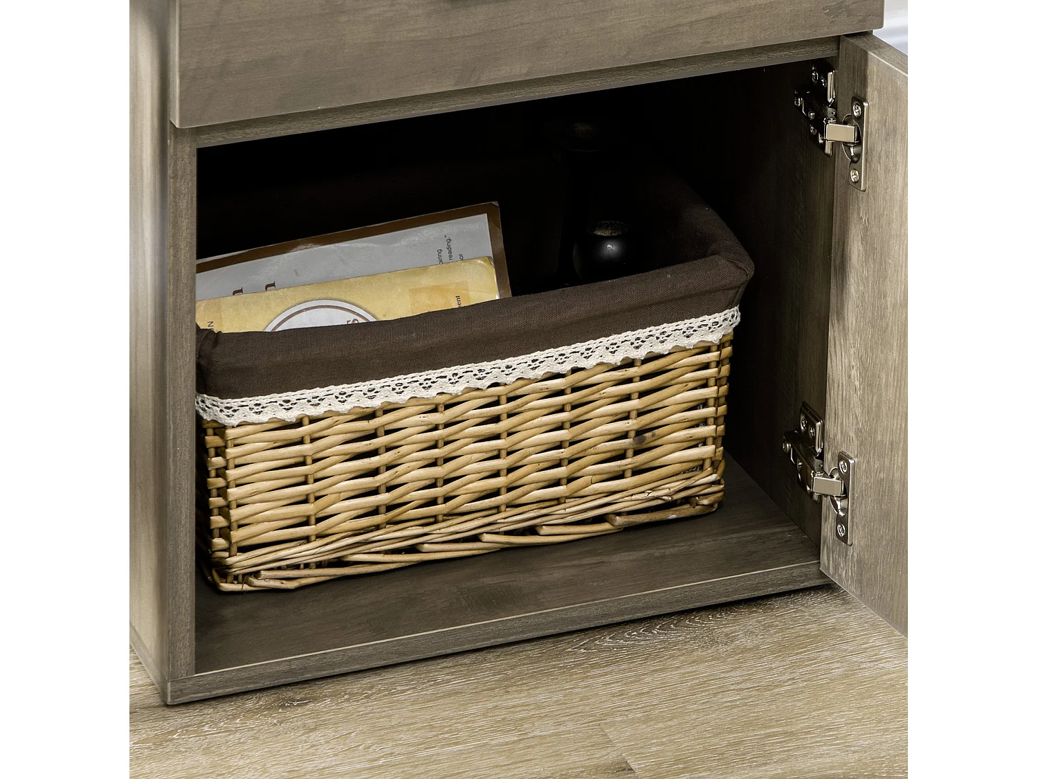 Mesa de escritorio marrón 119.5x56x76.8 cm HOMCOM