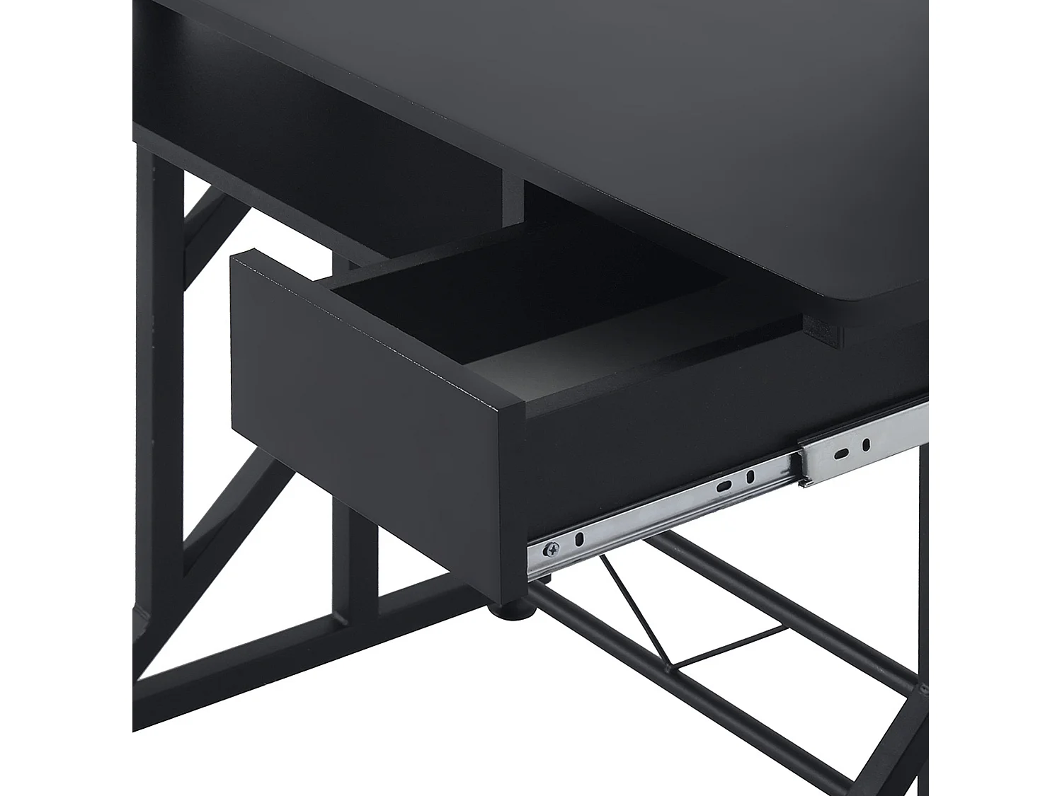 Mesa de ordenador negro 90x50x95cm HOMCOM