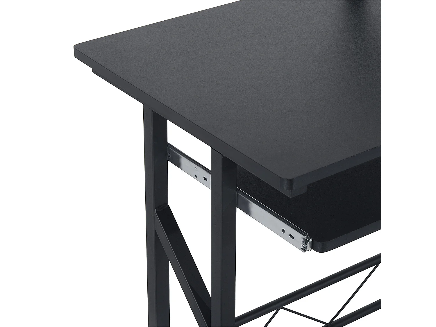 Mesa de ordenador negro 90x50x95cm HOMCOM