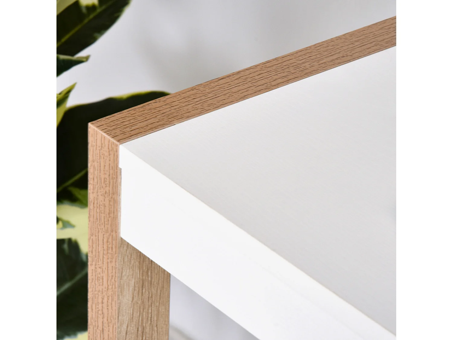 Mesa de escritorio blanco 112.5x50x75.5 cm HOMCOM