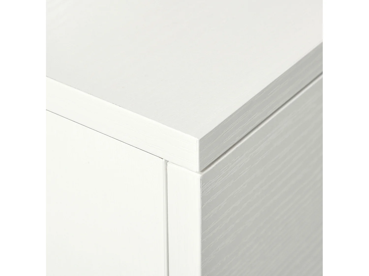 Conjunto de 2 escritorios apilables blanco 100x36x88 cm HOMCOM