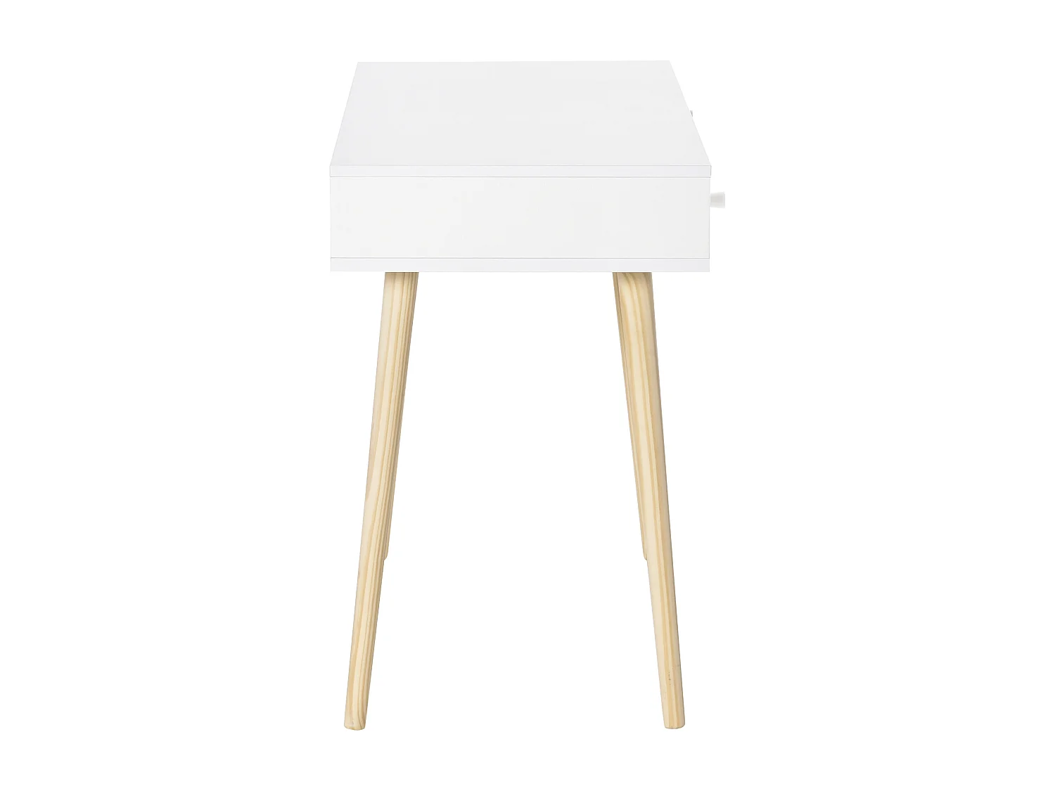 Escritorio infantil blanco, rosa, gris, madera natural 100x48x76.5 cm HOMCOM