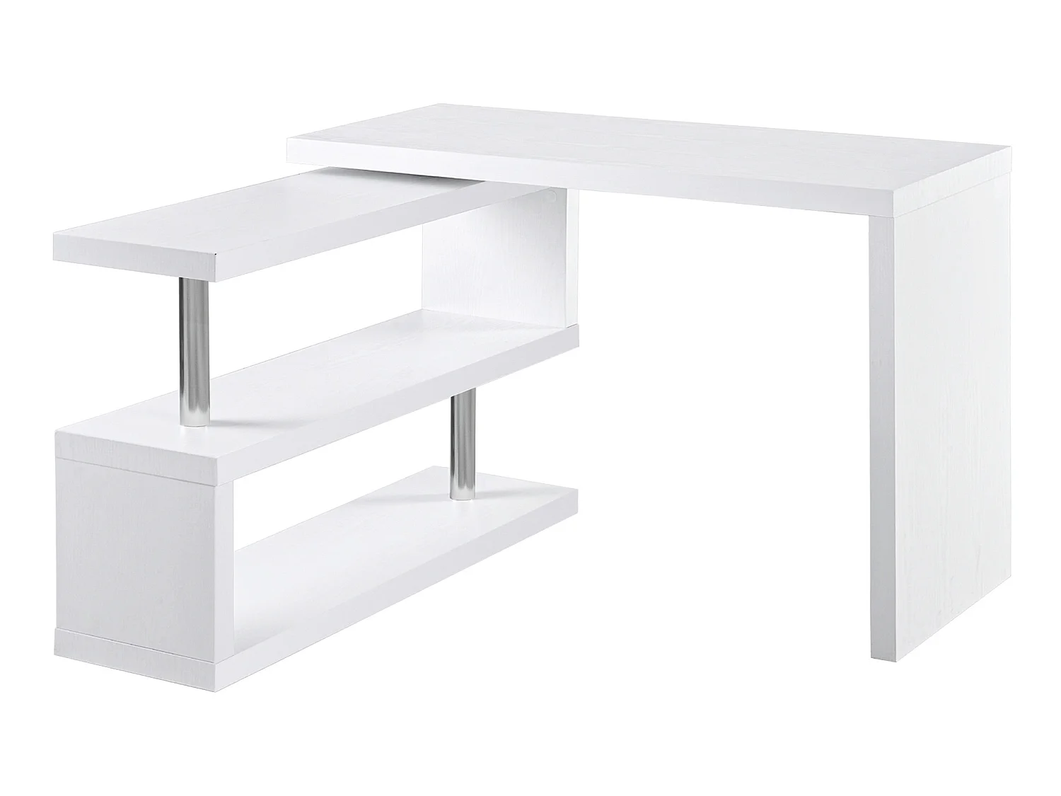 Mesa escritorio de esquina blanco 114x120x76.1 cm HOMCOM