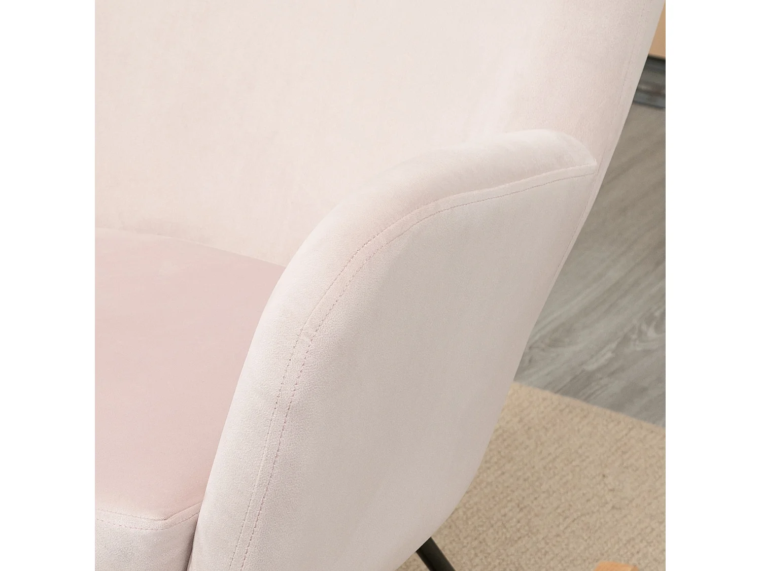 Silla mecedora rosa 65x87x102 cm HOMCOM