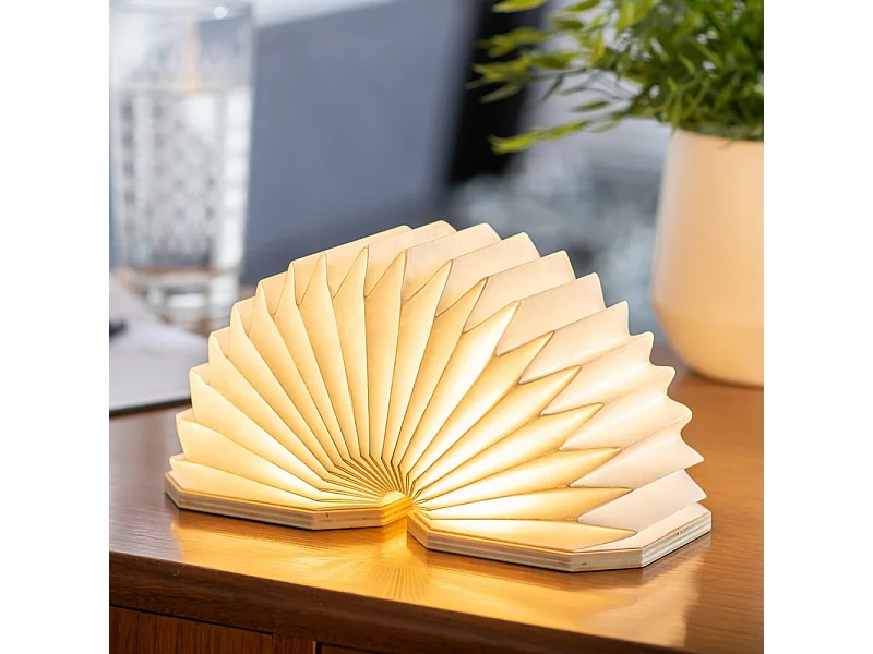 Lampe à poser Gingko Accordéon Bamboo