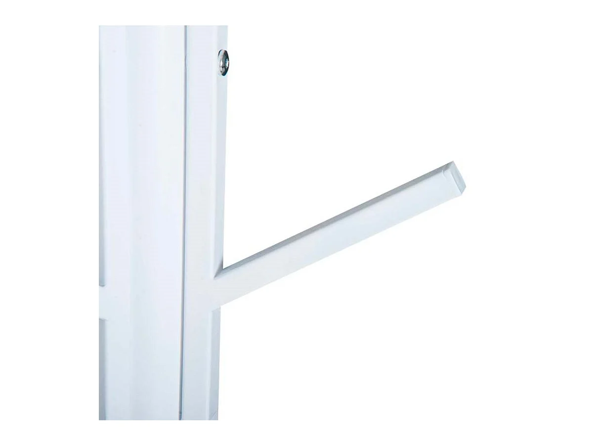 Perchero de pie metálico blanco 45x45x180 cm HOMCOM