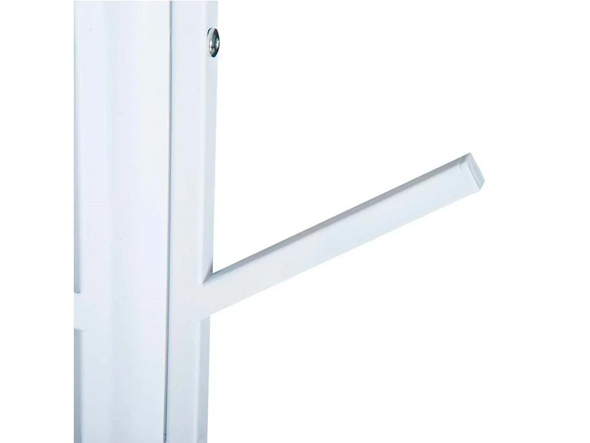 Perchero de pie metálico blanco 45x45x180 cm HOMCOM