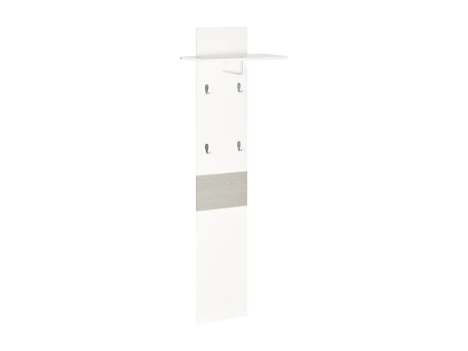 Perchero de pared blanco 50x23.5x60 cm HOMCOM