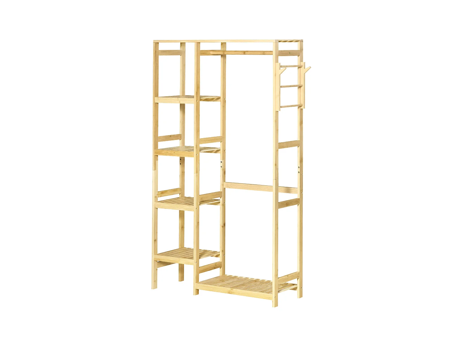 Perchero burro madera natural 90x30x155 cm HOMCOM