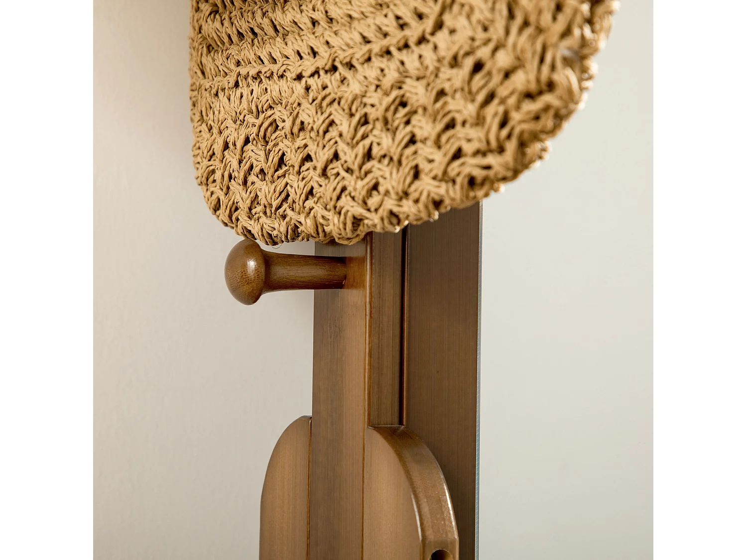 Perchero con cajones marrón 113x33x169.5 cm HOMCOM