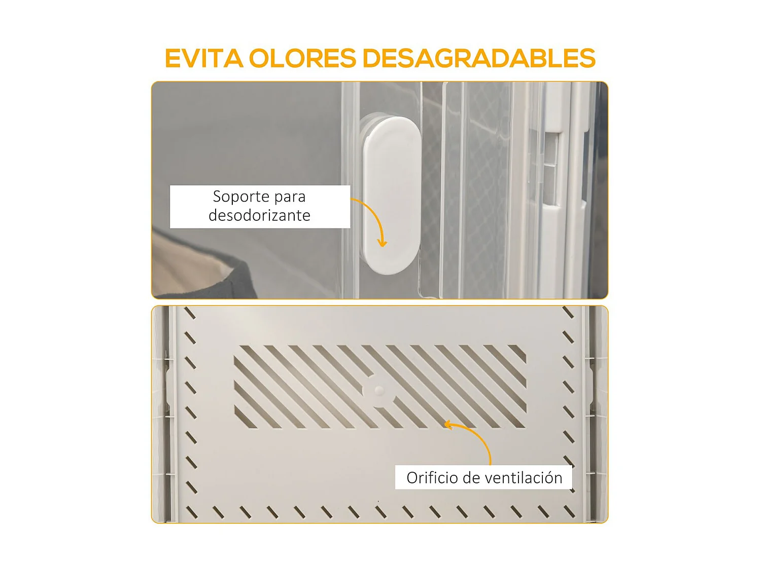 Armario modular transparente 8 unidad HOMCOM
