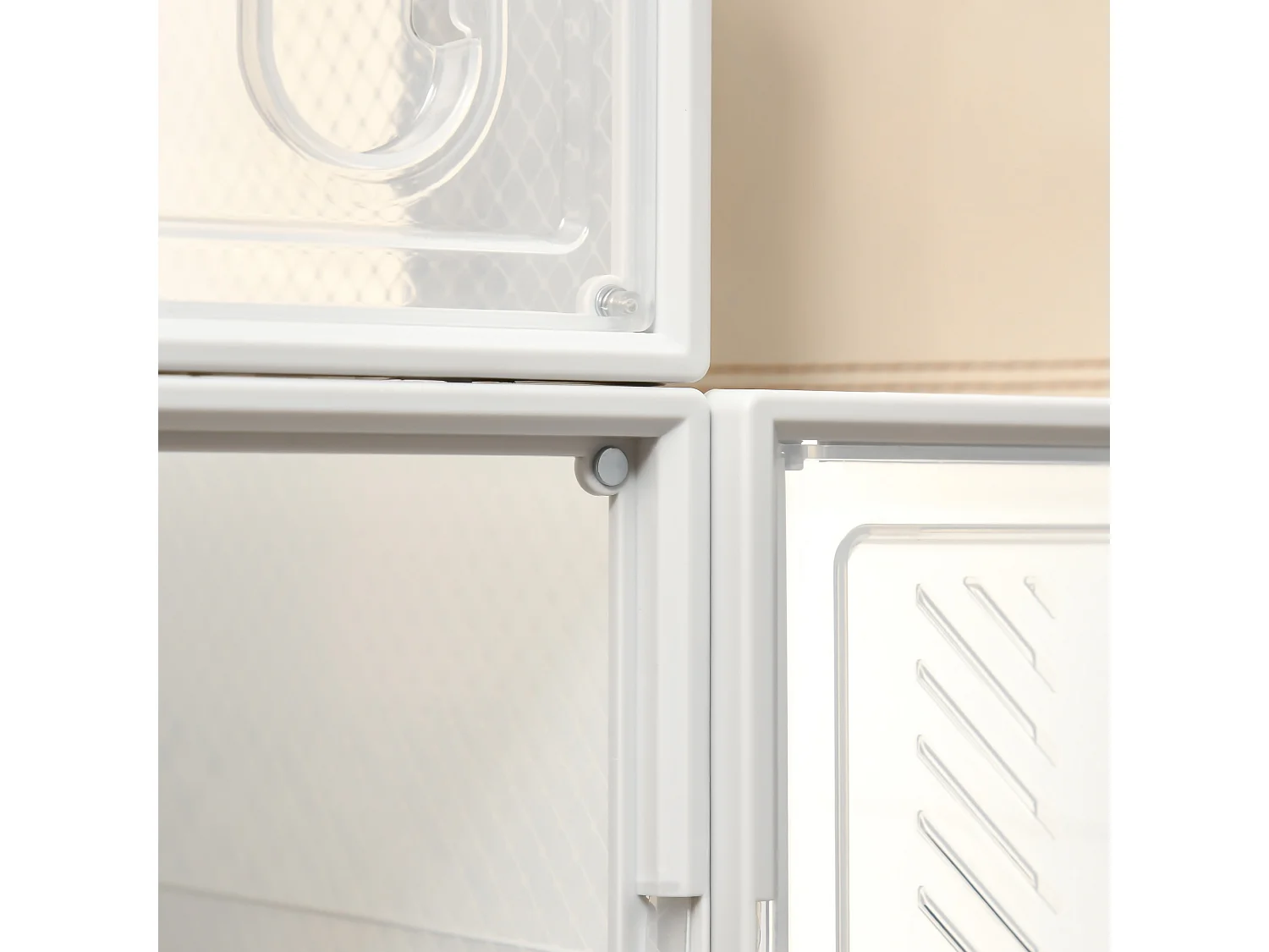 Armario modular transparente 25x35x19 cm 18 unidad HOMCOM