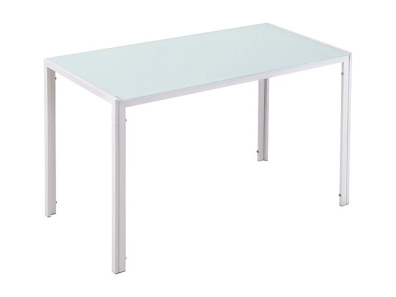 Mesa de comedor blanco 120x60x75 cm HOMCOM