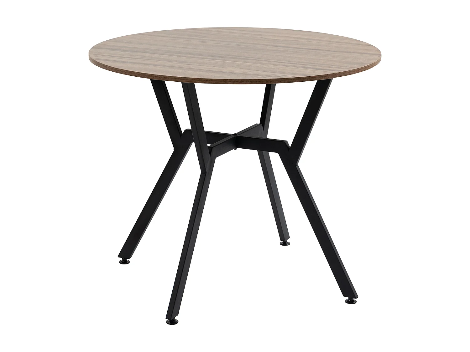 Mesa de comedor marrón 90x90x76 cm HOMCOM