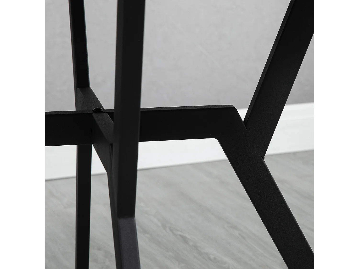 Mesa de comedor marrón 90x90x76 cm HOMCOM