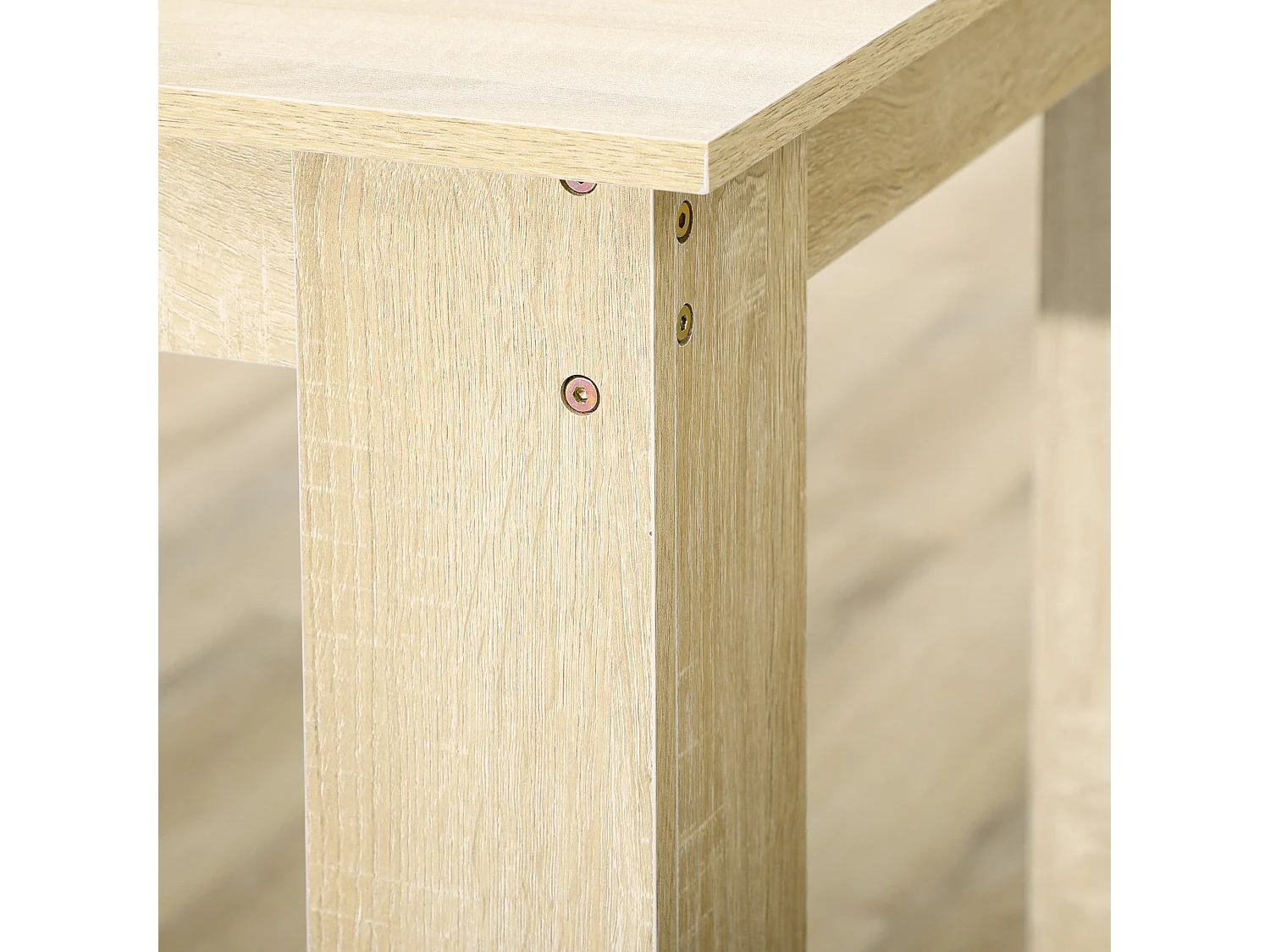 Mesa de comedor roble 120x69x75 cm HOMCOM