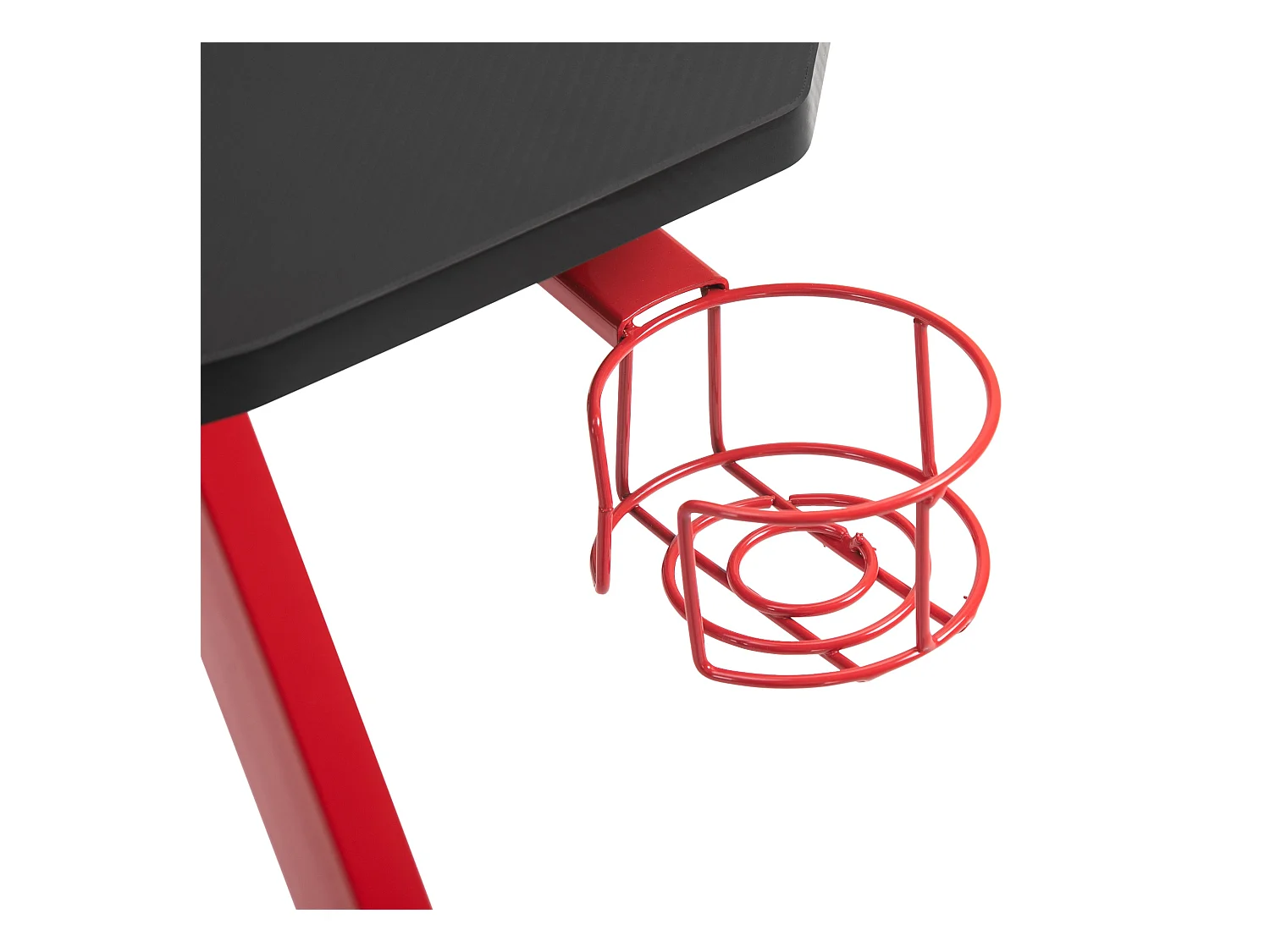 Mesa gaming rojo 120x65x74.5 cm HOMCOM