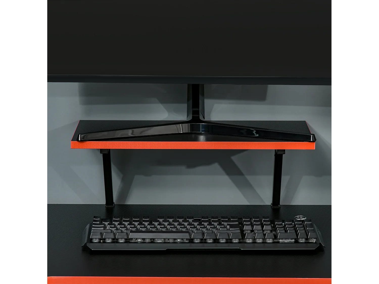 Mesa gaming negro 120x60x94.5 cm HOMCOM