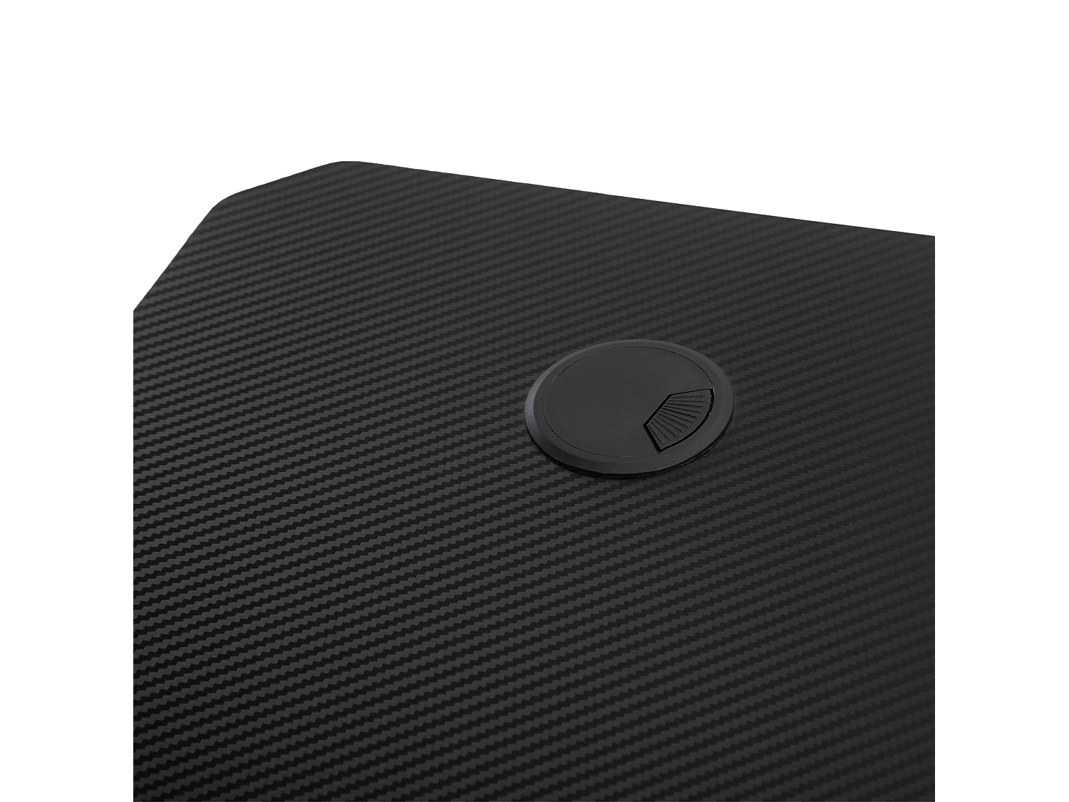 Mesa gaming negro 120x65x74.5 cm HOMCOM