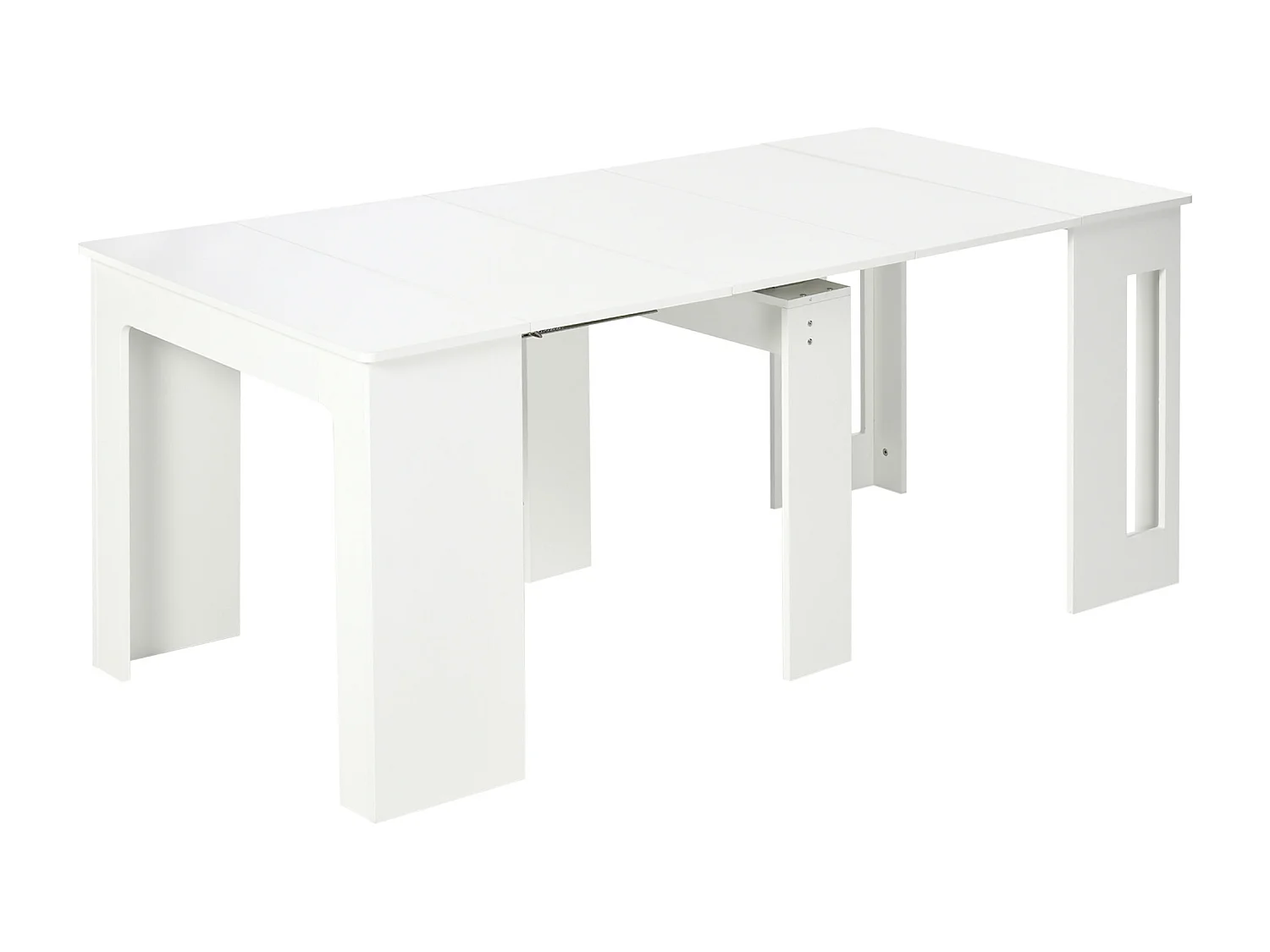Mesa extensible cocina blanco 180x85x75 cm HOMCOM