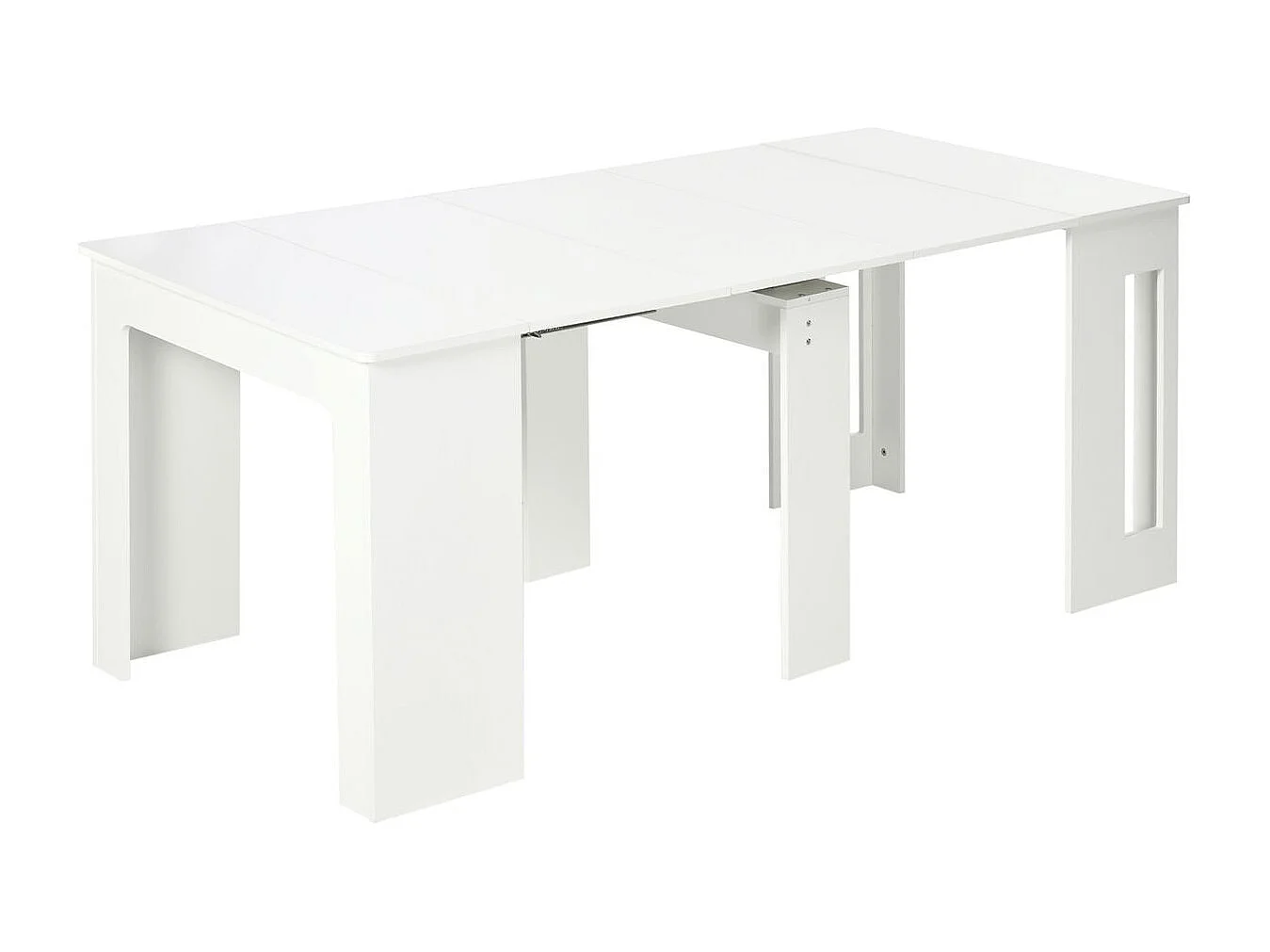 Mesa extensible cocina blanco 180x85x75 cm HOMCOM