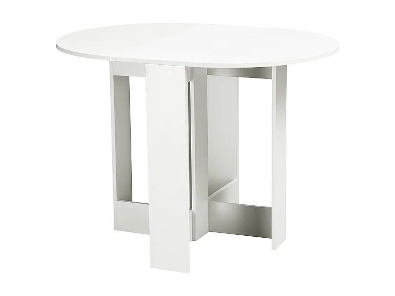 Mesa plegable blanco 104x76x73.7 cm HOMCOM